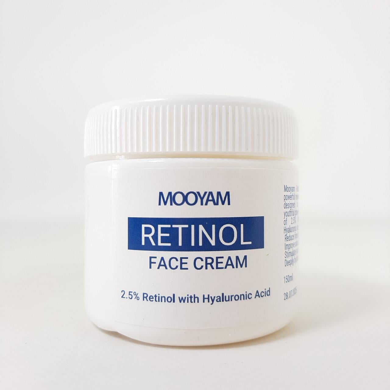 Крем для лица MOOYAM Retinol Face Cream 2.5% ретинол и гиалуроновая кислота 150 мл (X-2573)