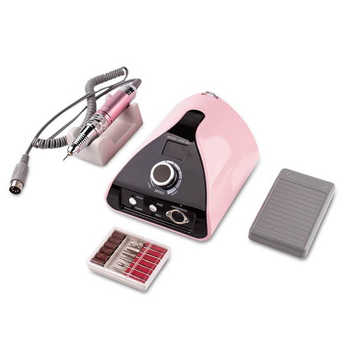 Фрезер для маникюра Nail Drill ZS-711 65W 35 000 об/мин Pink