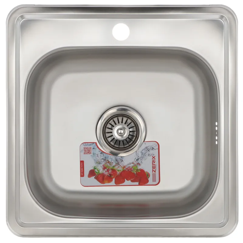 Мойка для кухни Zerix Z4848-06-160E Satin (ZM0557)