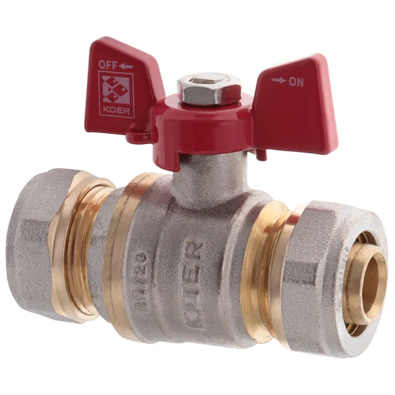 Кран кульовий KOER Wing KR.353 16x16 мм (LL1657)