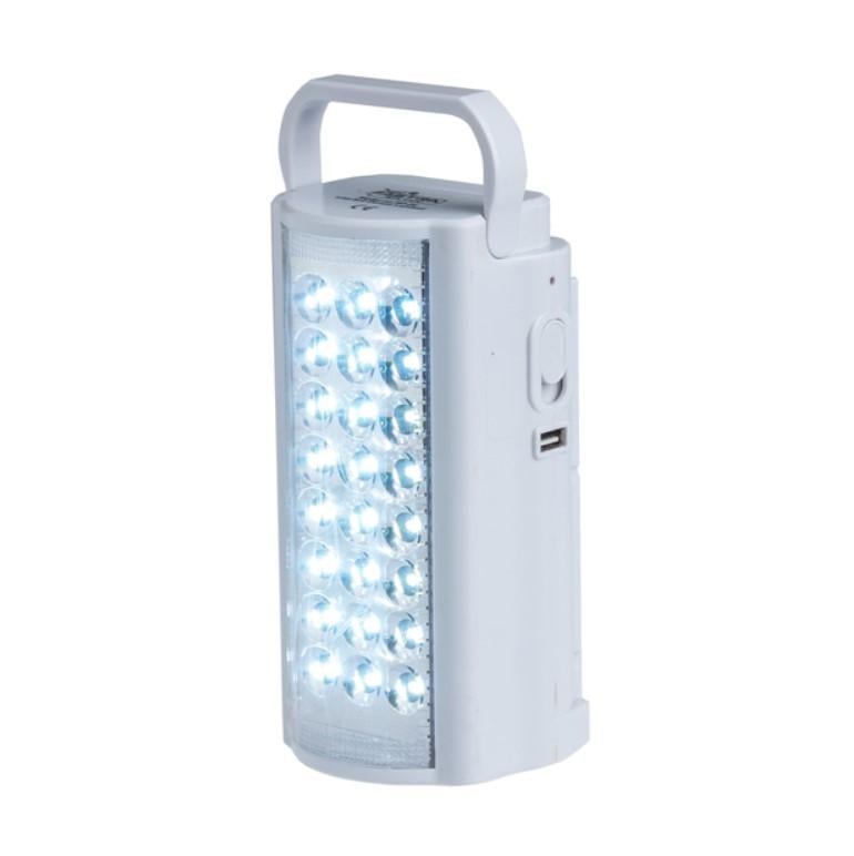 Ліхтар акумуляторний DL-2606 LED USB з повербанком (23456382401_379)