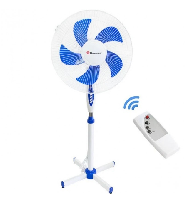 Вентилятор напольный Domotec MS-1621 16" 40 Вт D 43 см 3 скорости с пультом (21724822) - фото 2