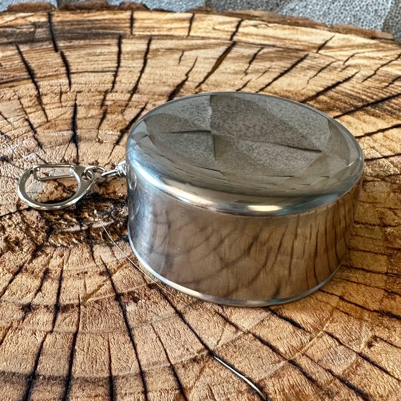 Склянка складна туристична кишенькова з нержавіючої сталі - фото 5 Склянка складна туристична кишенькова з нержавіючої сталі - фото 5