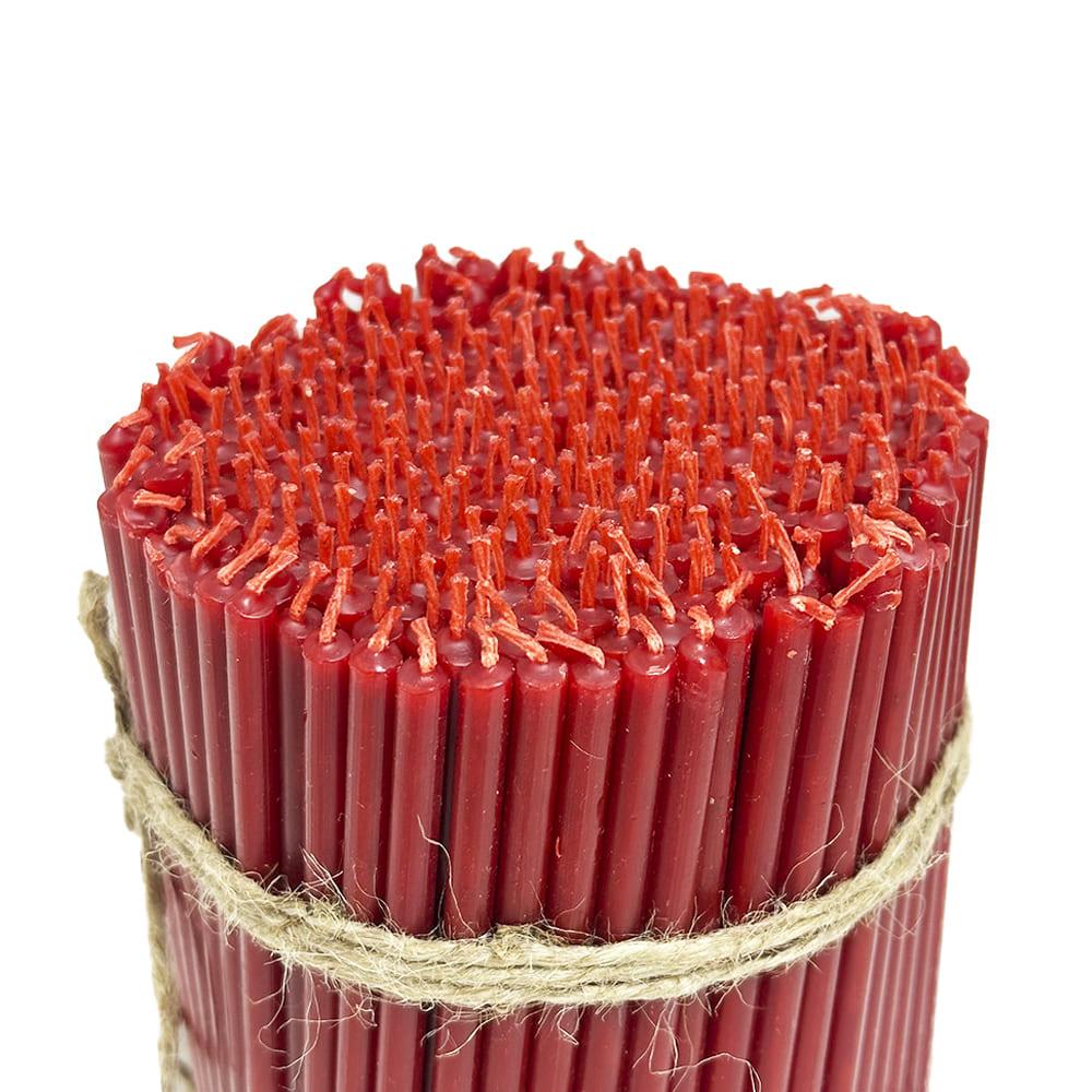 Свічки воскові 75% №100 1 кг 16 см 250 шт. Червоний (100СК1) - фото 3 Свічки воскові 75% №100 1 кг 16 см 250 шт. Червоний (100СК1) - фото 3