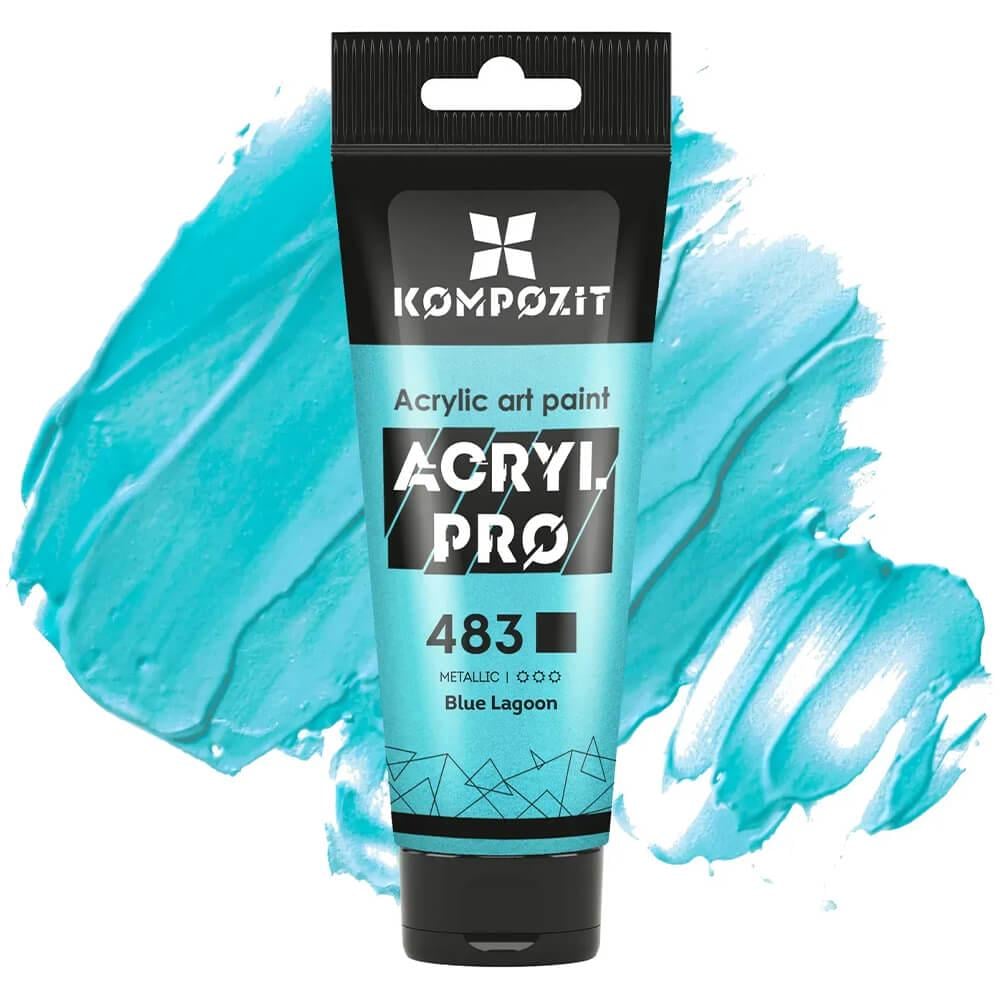 Акриловая краска ART Kompozit 483 75 мл Голубая лагуна (59483) - фото 1 Акриловая краска ART Kompozit 483 75 мл Голубая лагуна (59483) - фото 1