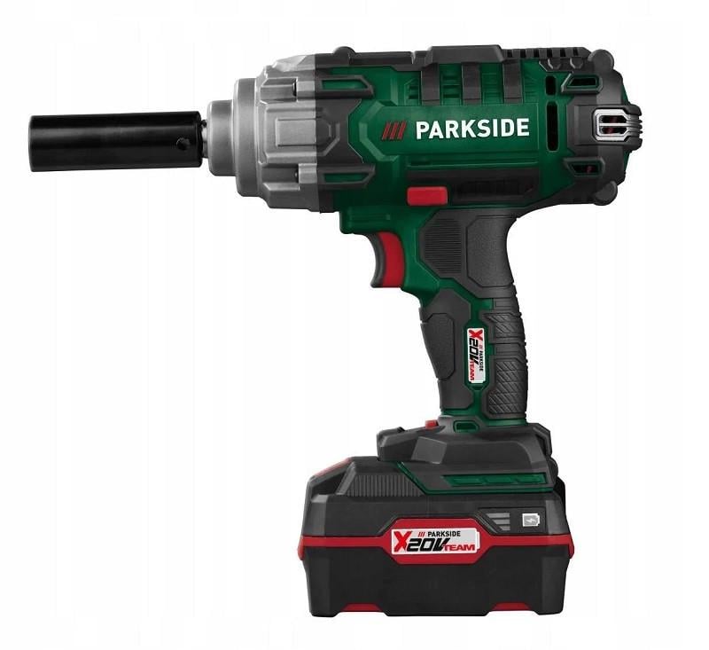 Гайковерт ударный PARKSIDE PASSK C4 аккумулятор 4Ah и зарядное устройство 4,5A (2790031666)