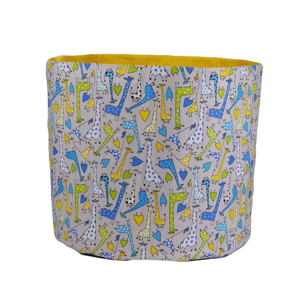 Корзин для игрушек с отворотом Жирафчик 45х40 см хлопок (SH-4519-RFRBACO-UA-08) - фото 2 Корзин для игрушек с отворотом Жирафчик 45х40 см хлопок (SH-4519-RFRBACO-UA-08) - фото 2