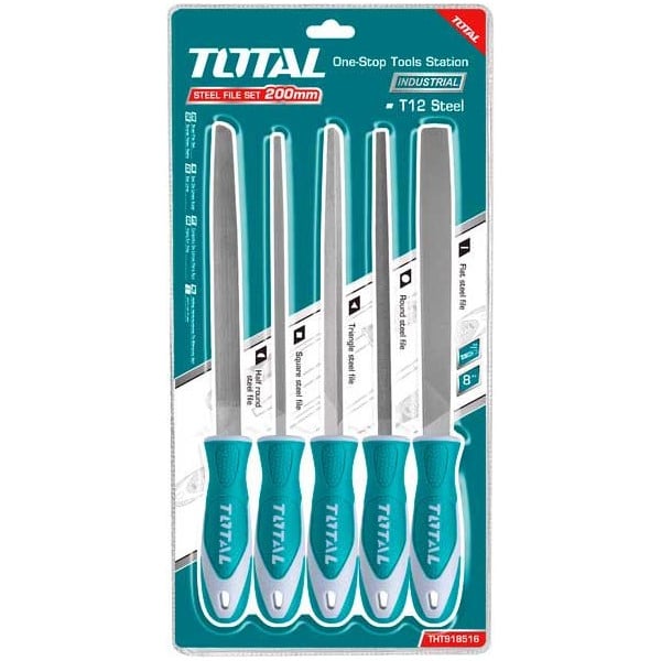 Напилок Total Tools THT918516 200мм, 5шт.