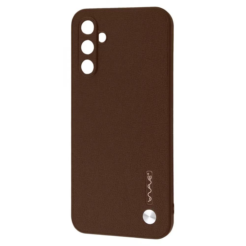 Чехол для телефона WAVE Leather Case Samsung Galaxy M14 Dark brown
