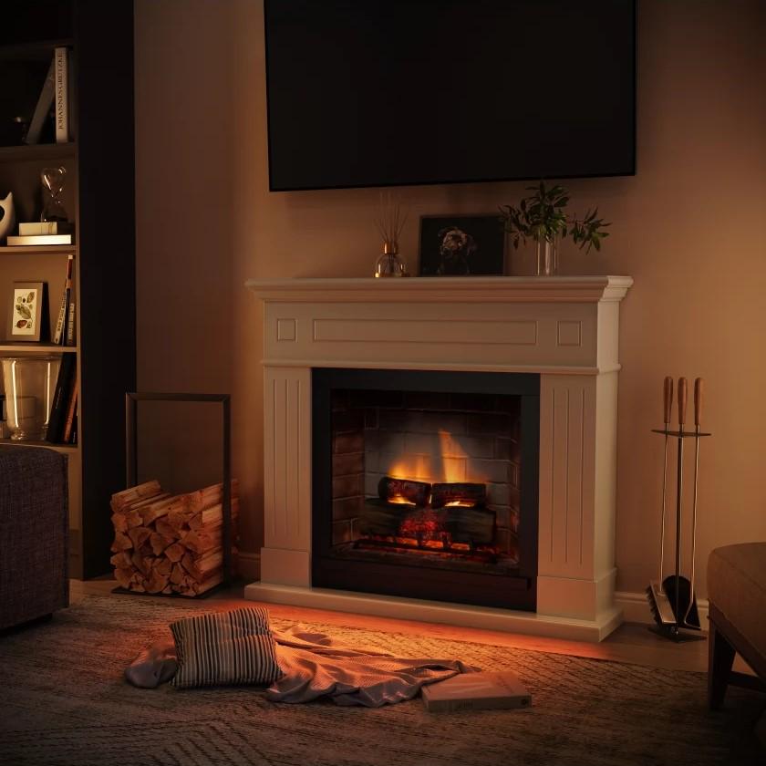 Каминокомплект Tagu LARSEN PowerFlame 2 Белый (FM462-WH1) - фото 5 Каминокомплект Tagu LARSEN PowerFlame 2 Белый (FM462-WH1) - фото 5