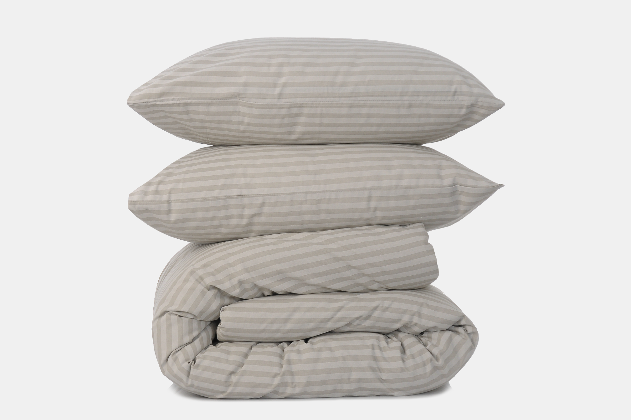 Комплект постельного белья полуторный Amore GLux-10049 бязь Тауп (KPB-A1,5-GLux-10049(70x70)_) - фото 1