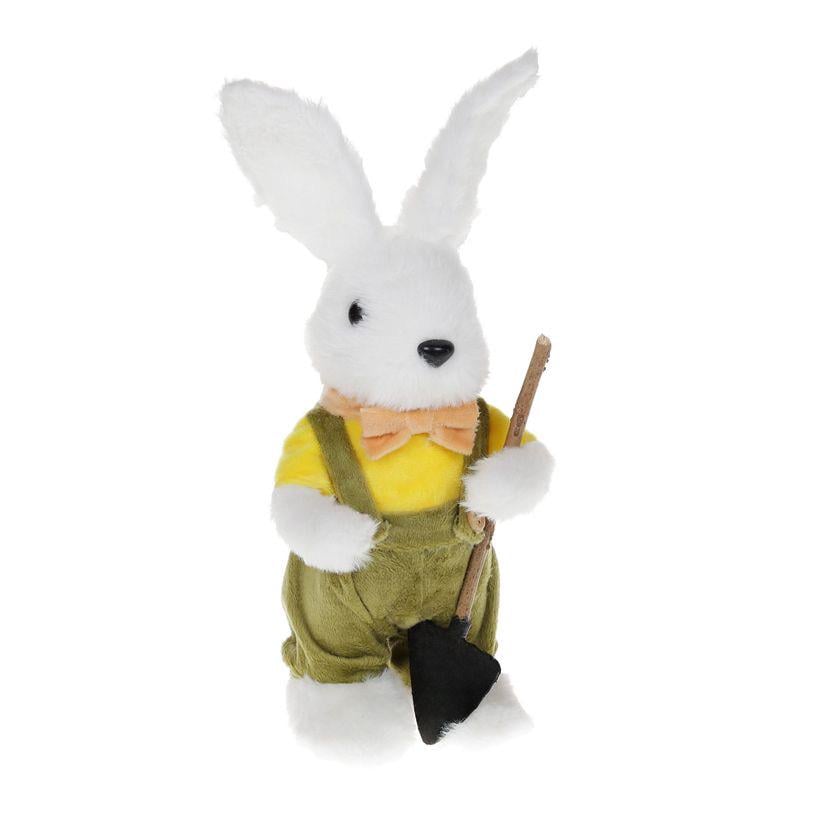 Фигура декоративная пасхальная BonaDi Заяц-садовник 29 см (NY27-922)