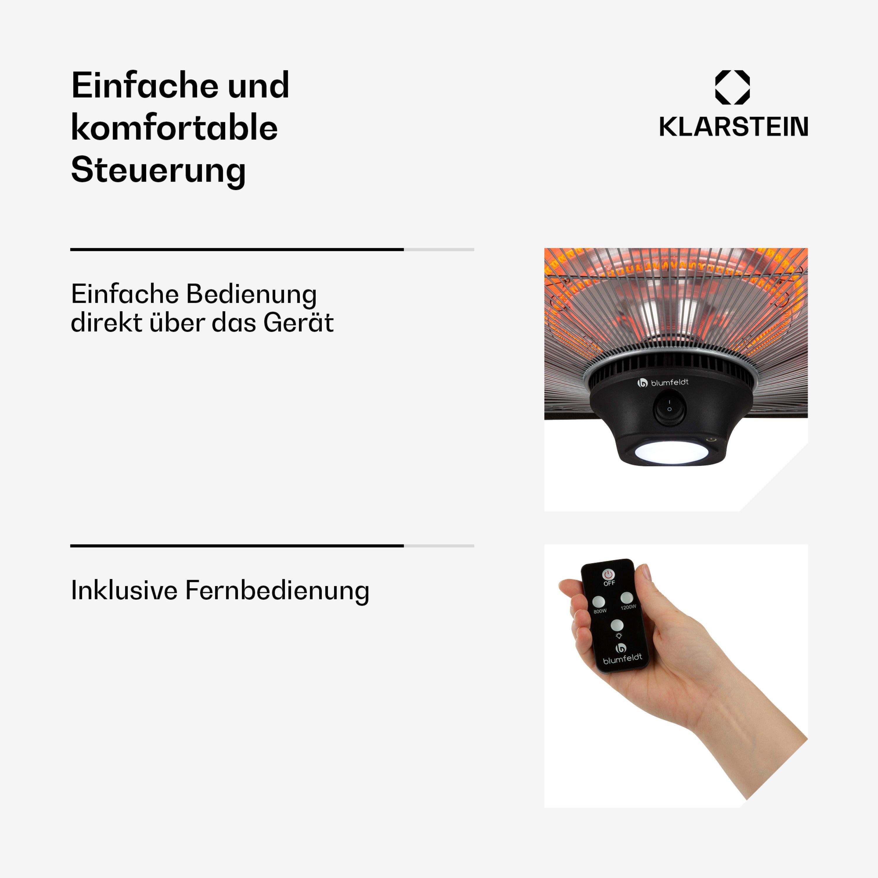 Інфрачервоний обігрівач Blumfeldt Heat Square 15 м2 (10032565) - фото 3
