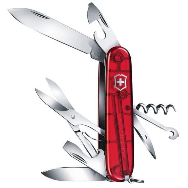 Туристический нож складной Victorinox Transparent Red Blister (1.3703.TB1) - фото 2