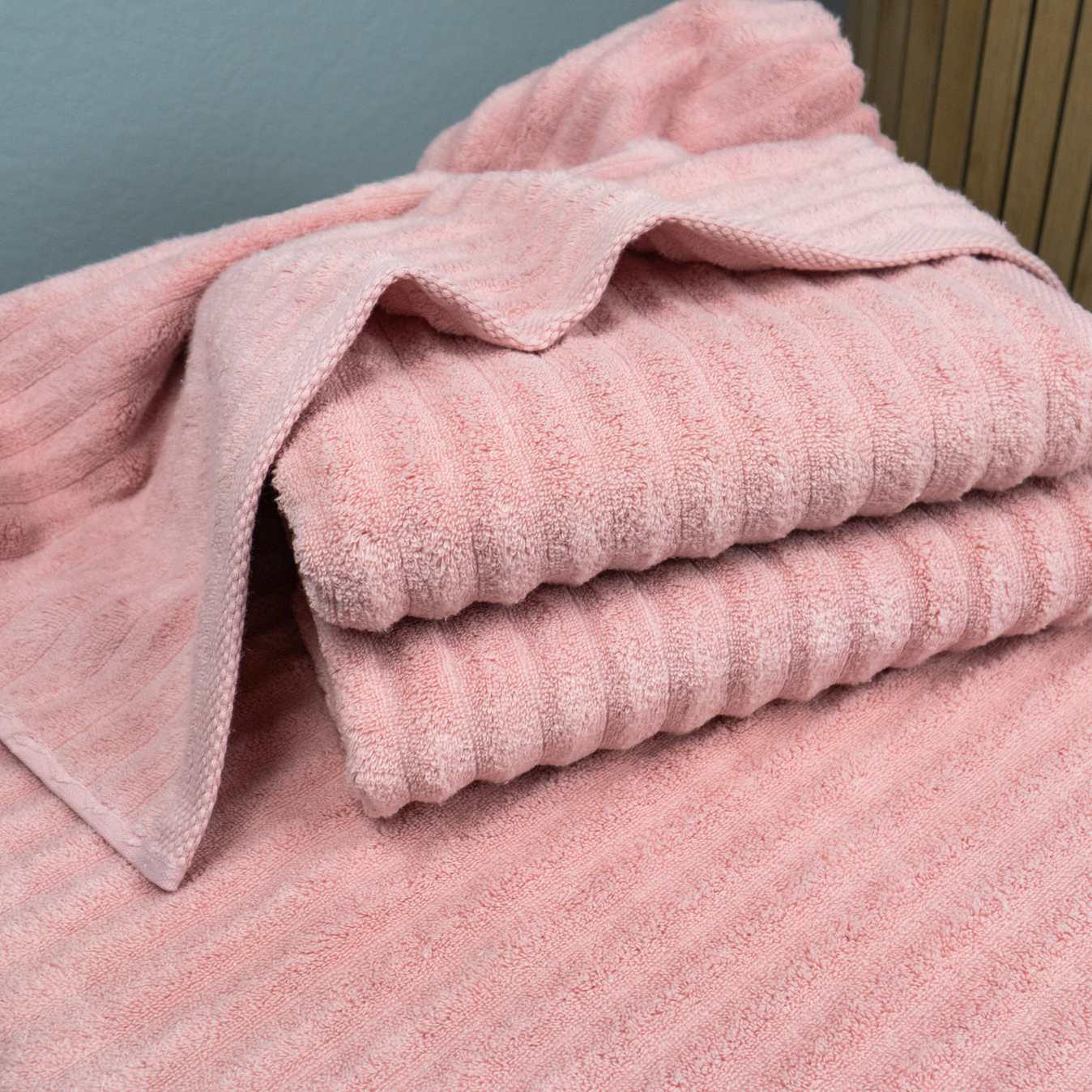 Рушник банний GM Textile Зеро Твіст 70x140 см Рожевий (550-150-zt-pink) - фото 3