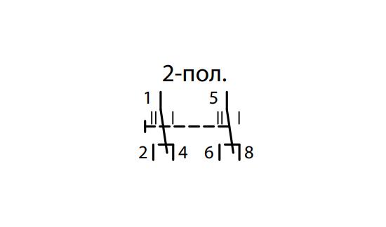 Выключатель-разъединитель ETI SSQ 240 1-0-2 2Р 40A трехпозиционный (2421425) - фото 3