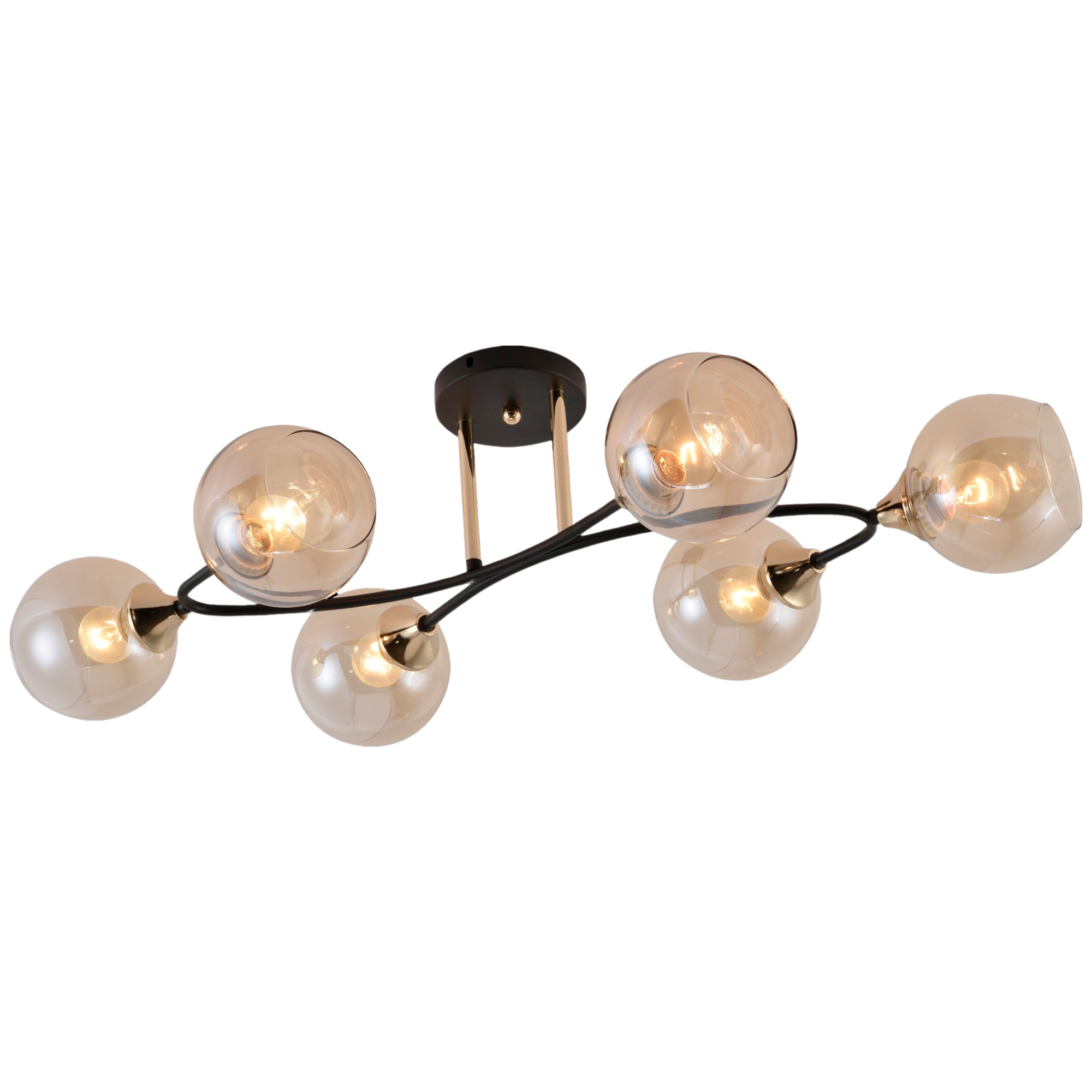 Люстра декоративная Valeso V XA1498/6 BK/FGD