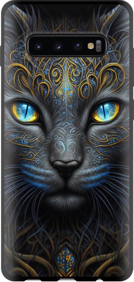 Чехол на Samsung Galaxy S10 Plus Кошка (5548b-1649-42517)