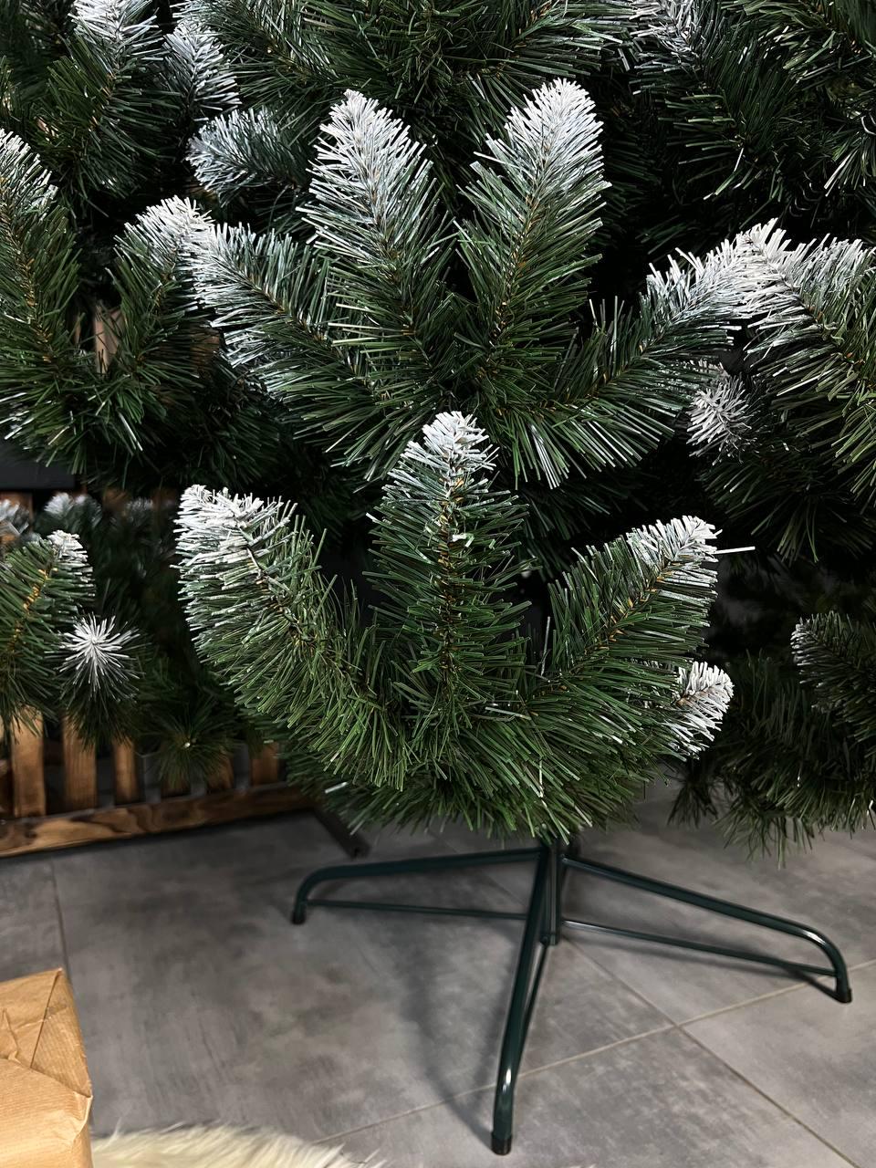 Искусственная елка Снежная королева с белыми кончиками 3 м Зеленый (YA678272) - фото 2 Искусственная елка Снежная королева с белыми кончиками 3 м Зеленый (YA678272) - фото 2