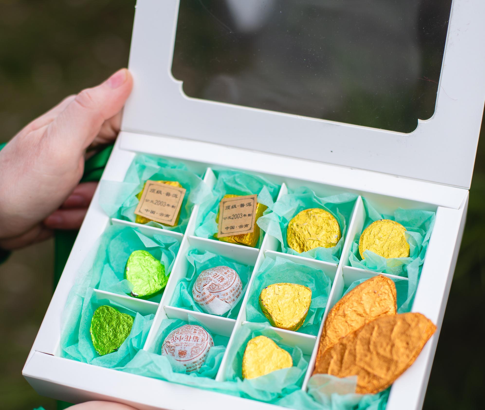 Набор чая Шу и Шен Пуэр Natea Tea Nations китайский чай порционный 12 шт. - фото 2