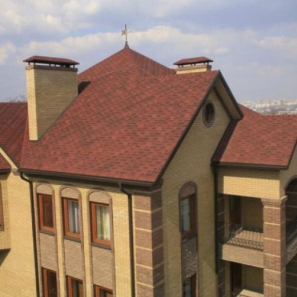 Бітумна черепиця Aquaizol Акцент 3,0 м2 Стиглий гранат (29657430) - фото 4 Бітумна черепиця Aquaizol Акцент 3,0 м2 Стиглий гранат (29657430) - фото 4