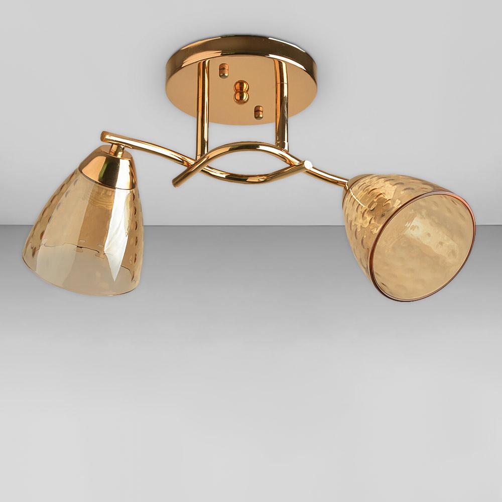 Люстра потолочная Light House SRS-18923/2A Золотой/Янтарный