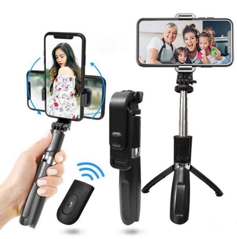 Монопод беспроводной со встроенной трехногой Selfie Stick L02 (MS-12720) - фото 2