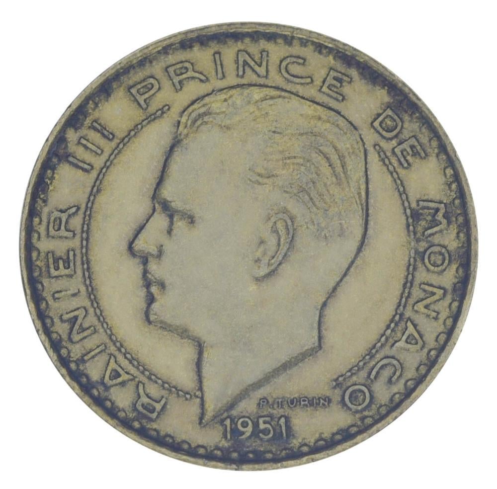 Колекційна монета Монако 10 франків 1951 F-VF (М20448)