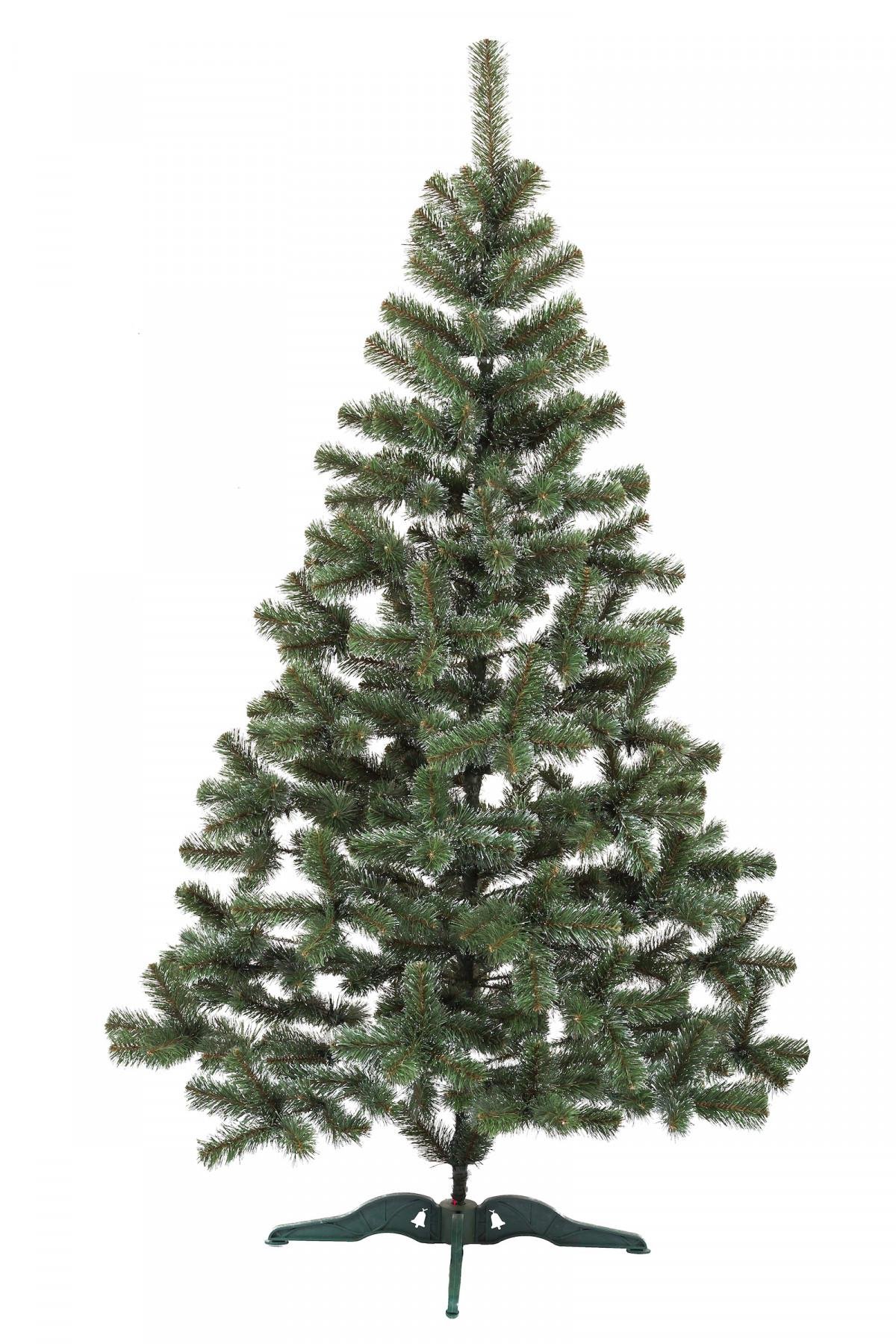 Ялинка штучна Казка 220 см Зелений з білими кінчиками