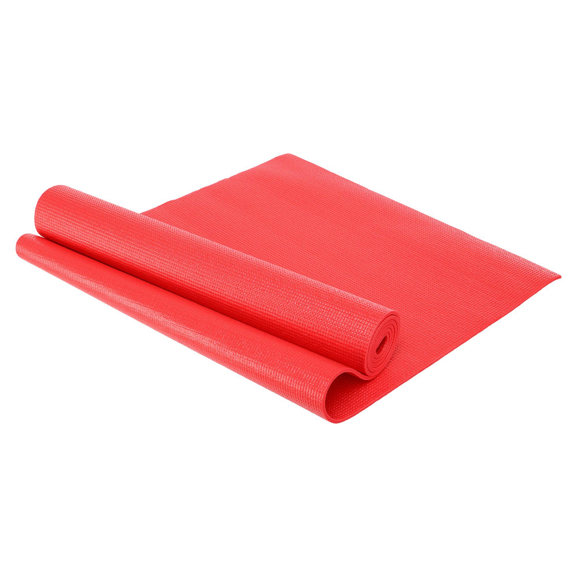 Килимок для фітнесу та спорту SP-Sport PVC FI-8724 173x61x0,6 см Кораловий