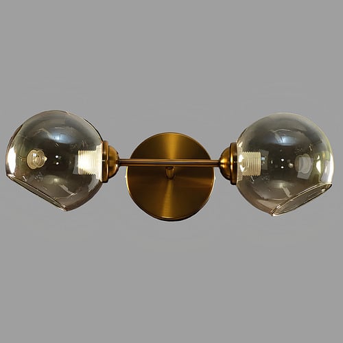 Бра Svet с двумя стеклянными плафонами под лампу Е14 Графитовый (DX-903-2 GAB) Бра Svet с двумя стеклянными плафонами под лампу Е14 Графитовый (DX-903-2 GAB)