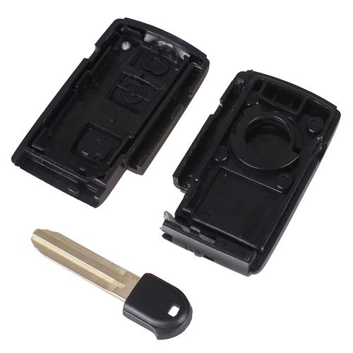 Корпус для ключа-заготовки з нішею під чіп для Toyota Prius TOY43 3 кнопки (738921) - фото 2 Корпус для ключа-заготовки з нішею під чіп для Toyota Prius TOY43 3 кнопки (738921) - фото 2