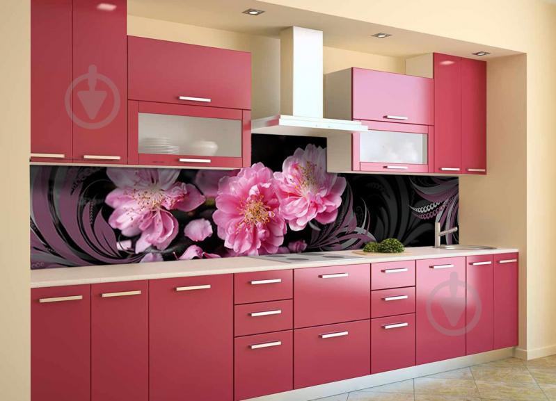 Скидали на кухню Zatarga «Китайська Троянда» 650х2500 мм вінілова 3Д наклейка кухонний фартух самоклеюча Z180623/1 Скидали на кухню Zatarga «Китайська Троянда» 650х2500 мм вінілова 3Д наклейка кухонний фартух самоклеюча Z180623/1