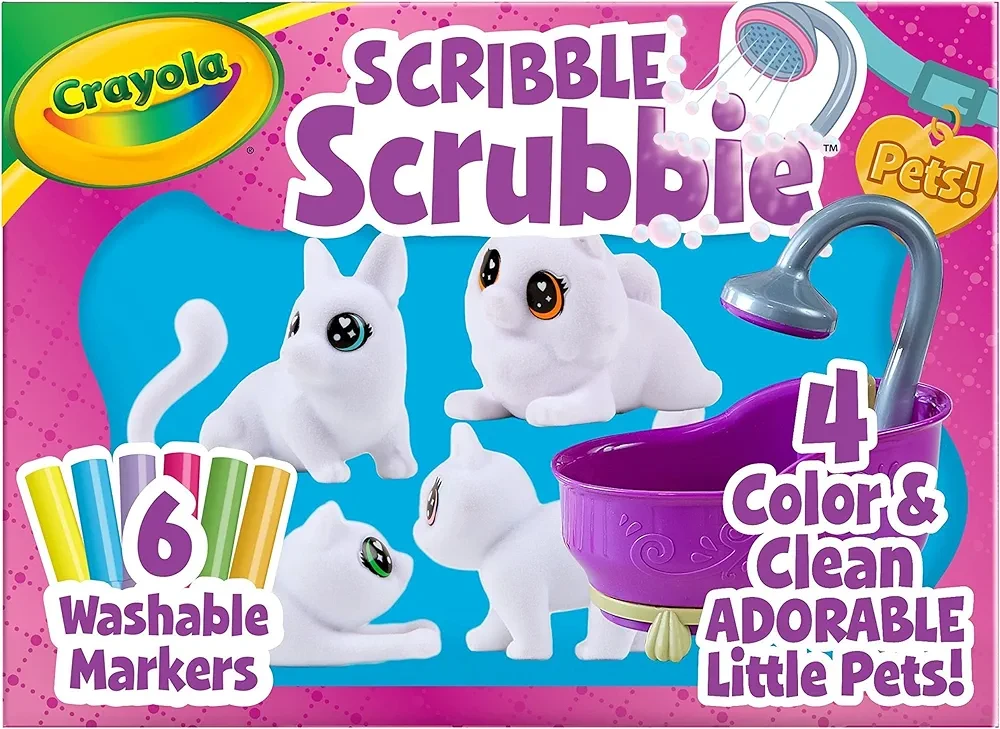 Набір для творчості Crayola Scribble Scrubbie pets tub set (2050408458)