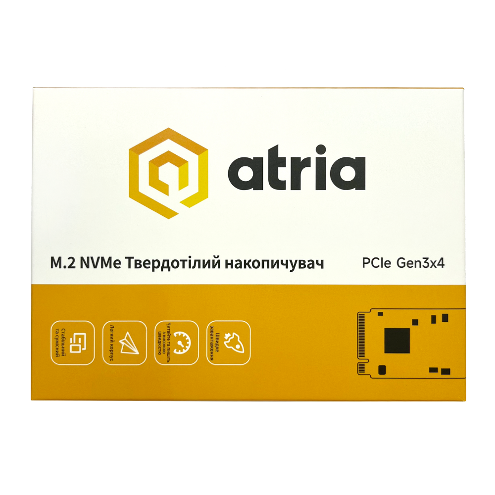 SSD-диск ATRIA ATNVMX500S 512 512 Гб (578325) - фото 3