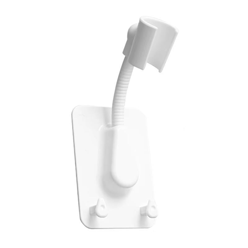 Держатель для лейки душа самоклеящийся с вращением на 360 ° и 2 крючками Белый (2610823830)