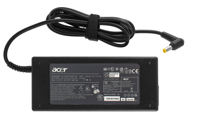 Блок живлення для ноутбука Acer без кабелю L-подібний роз'єм 19 V 7,1 A 135 W 5,5x1,7 мм (1914748551)