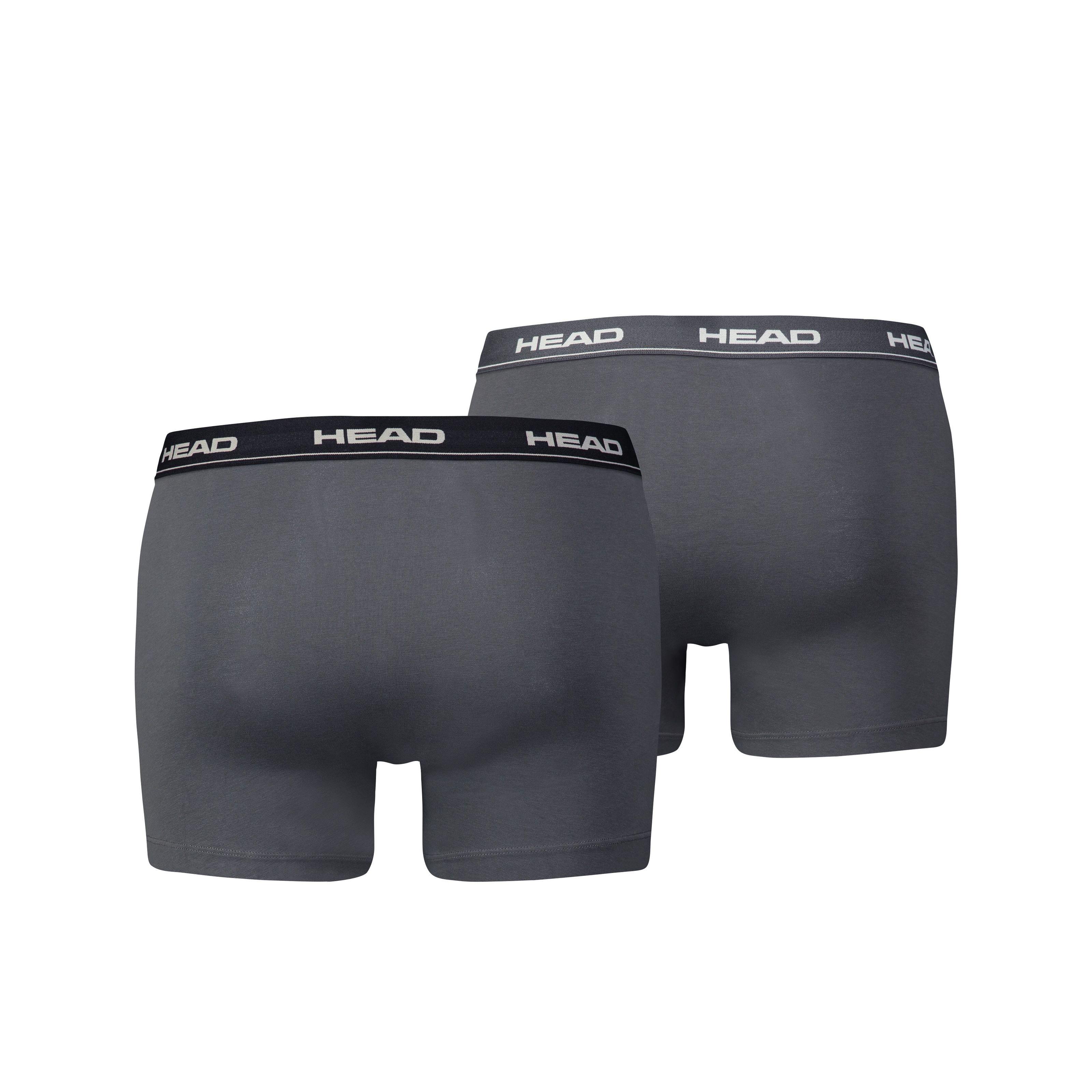 Трусы-боксеры Head Basic Boxer S 2 шт. Gray (841001001-415) - фото 2