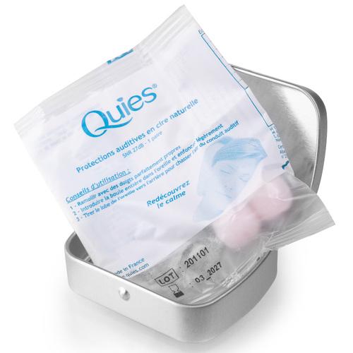 Беруши восковые Quies Natural Wax SNR 27 дБ футляр (963-02) - фото 2