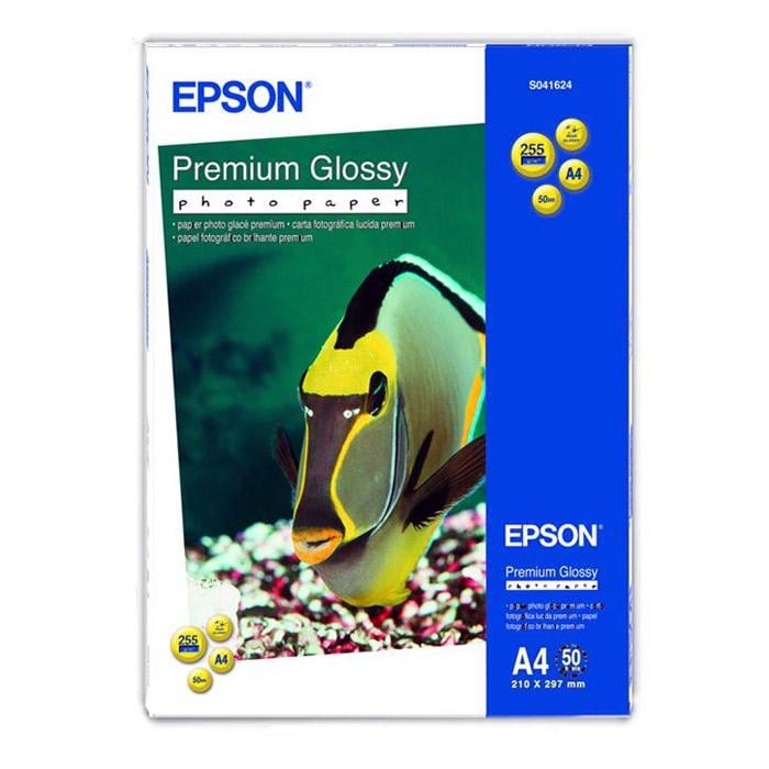 Фотопапір Epson A4 Premium Glossy Photo Paper 255г/м² 50 шт. (C13S041624)