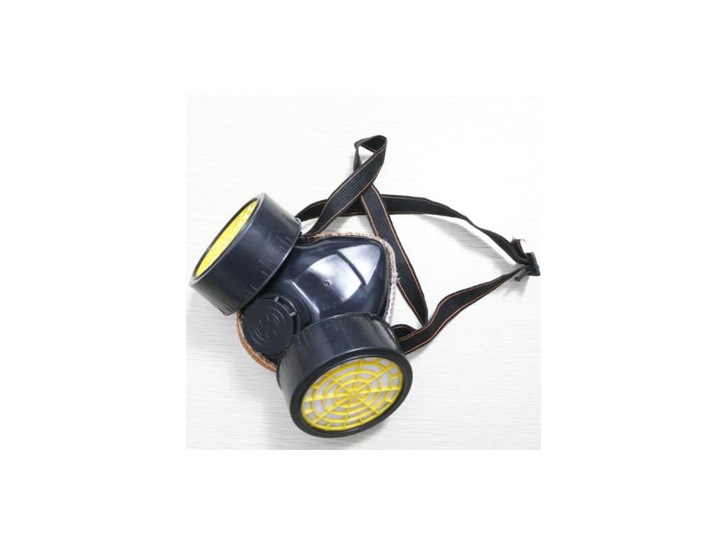Маска промислова BuyinCoins газопилезахисна з подвійним респіратором із захисними окулярами (24117274) - фото 4
