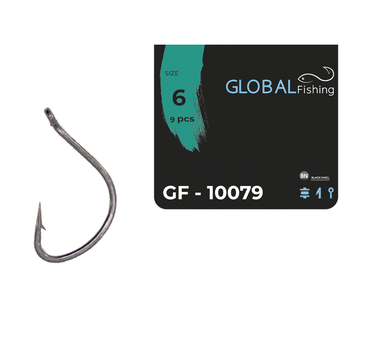 Крючок Global Fishing GF-10079 №6 (1646887677)