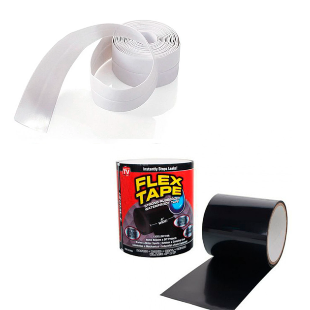 Набор клейких лент для монтажа/ремонта Waterproof Tape и Flex Tape 10 см (c9d46488)