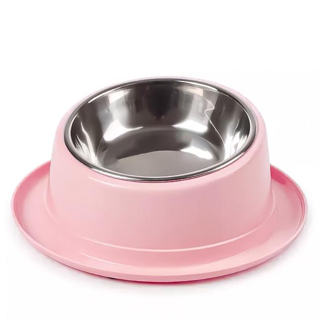 Миска для кошек Taotaopets 112201 Pink 14x22 cm с подставкой