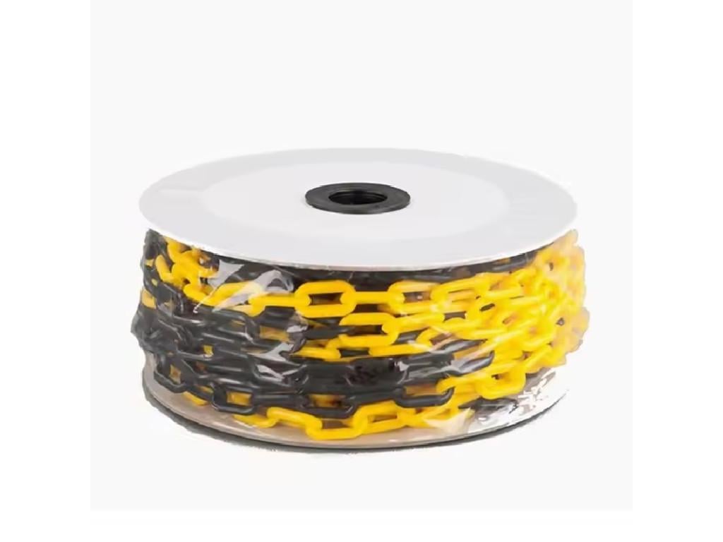 Цепь пластмассовая ограничительная 6 мм 25 м (P-1784) Цепь пластмассовая ограничительная 6 мм 25 м (P-1784)