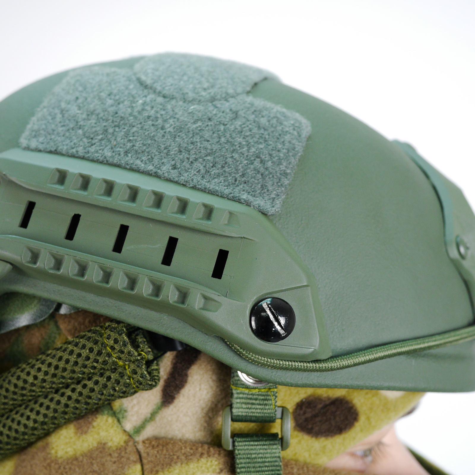 Шолом балістичний FAST Helmet 1 клас захисту ДСТУ рівня NIJ IIIA Olive - фото 5