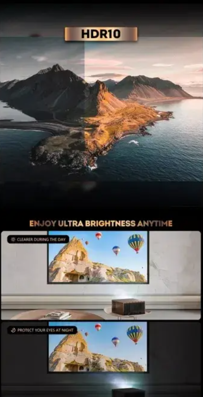 Проектор Xidu Philbeam S1 4К 12000 lm - фото 7 Проектор Xidu Philbeam S1 4К 12000 lm - фото 7