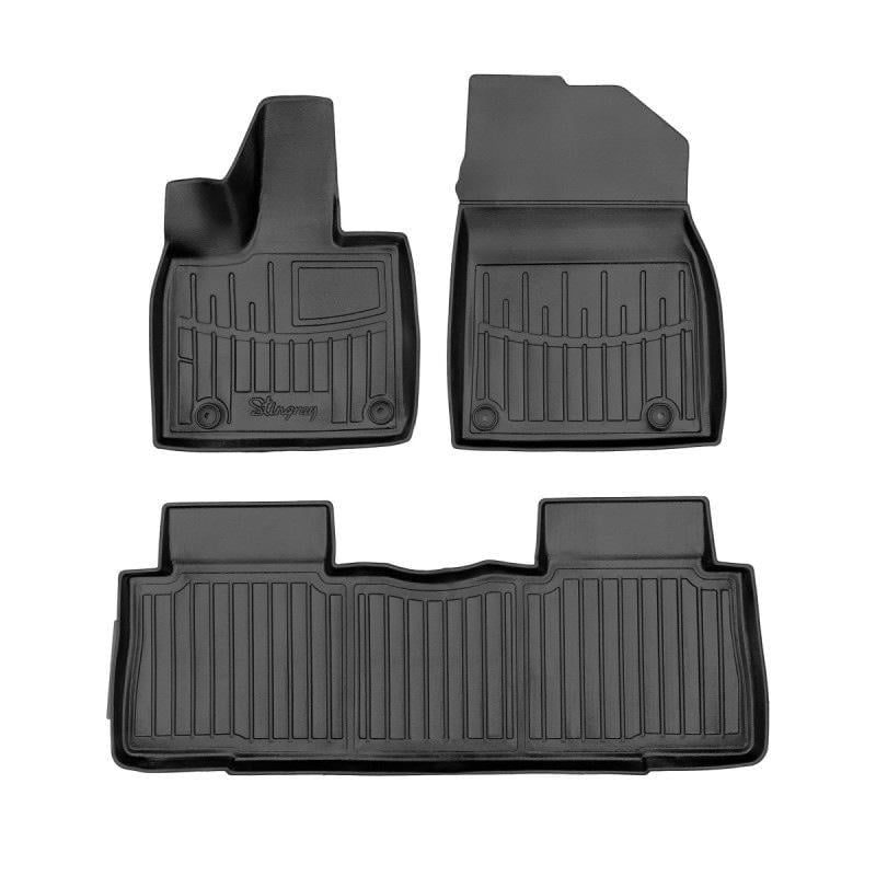Коврики Stingray 3D для Mazda CX-6e EZ-60 2025- рр. полиуретан 4 шт. Черный (191013)