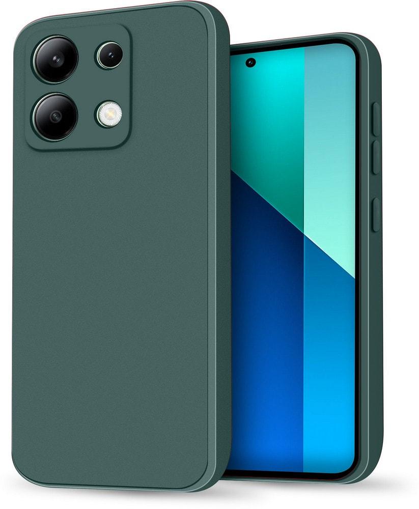 Силиконовый чехол HardCorner Xiaomi Redmi Note 13 (с микрофиброй) Green (35425-08)