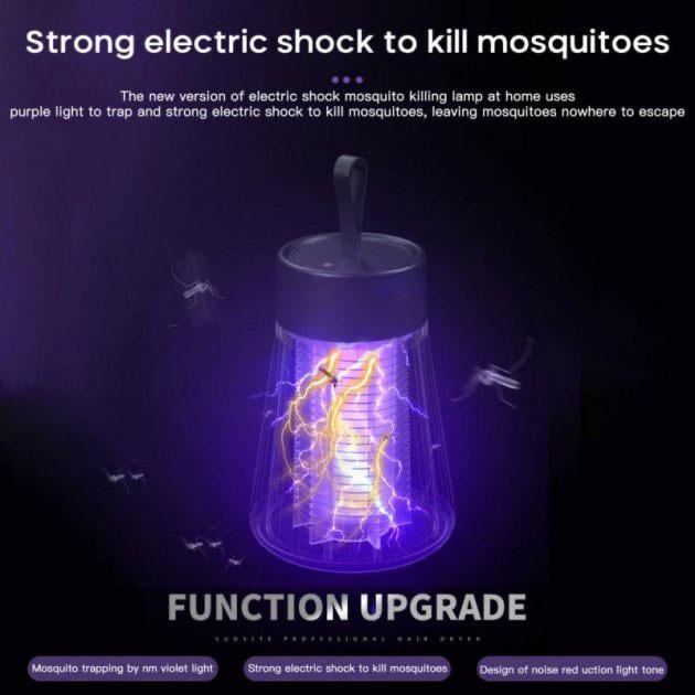 Знищувач комах для дому Electronic shock Mosquito killing lamp (1788708874) - фото 8